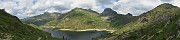 80 Vista sui Laghi Gemelli risalendo il sent. 215 per il Passo di Mezzeno